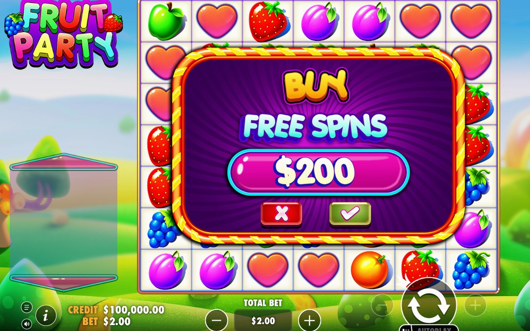 Bonus entry screen when three Scatter symbols land